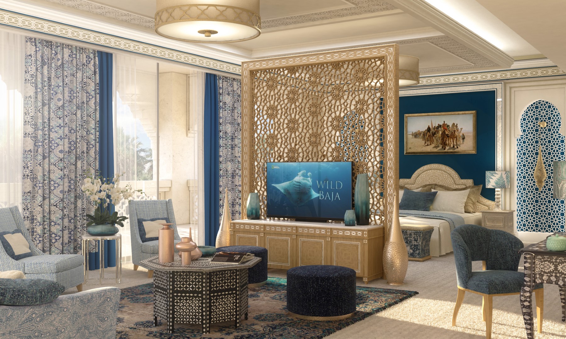 chambre bleu (Grand)